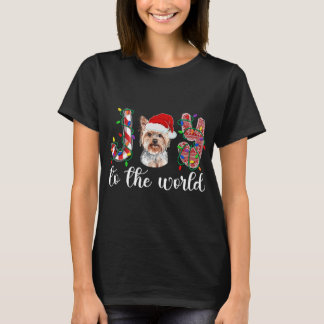 Yorkshire Terrier jul Yorkie Julafton Party T Shirt