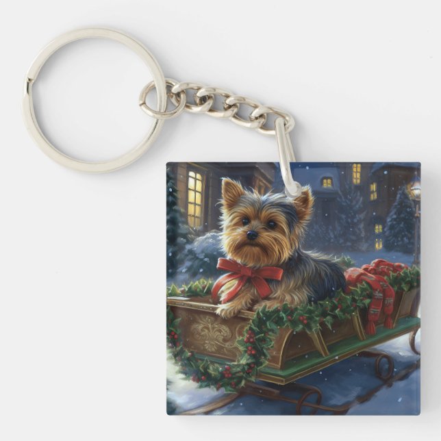 Yorkshire Terrier Julhögtiden (Framsidan)