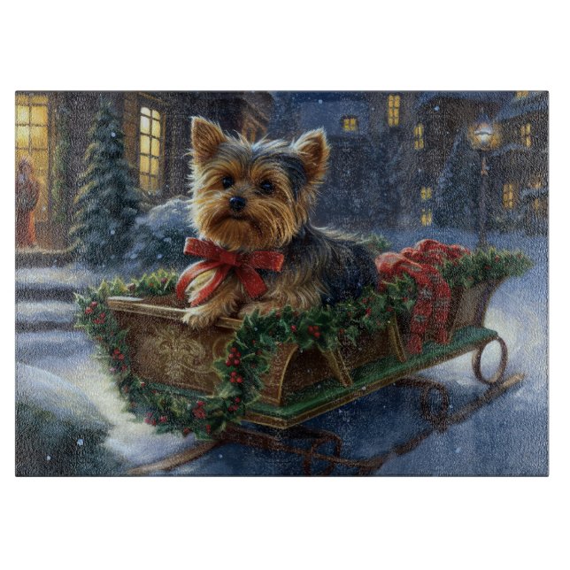 Yorkshire Terrier Julhögtiden (Framsidan)