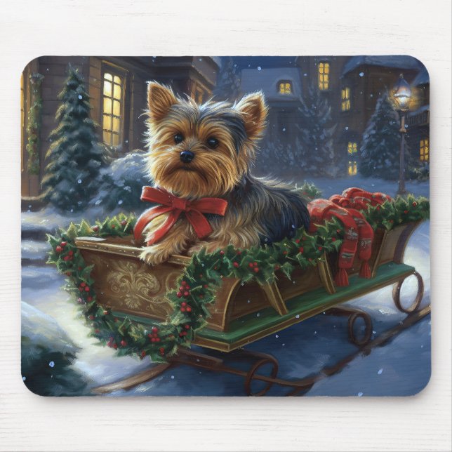 Yorkshire Terrier Julhögtiden Musmatta (Framsidan)