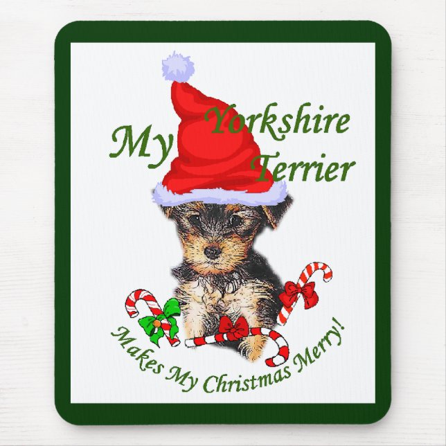 Yorkshire Terrier-julklappar Musmatta (Framsidan)
