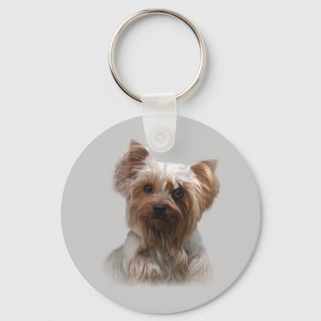 Yorkshire Terrier Keychain Nyckelring (Framsida)