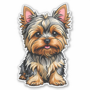 Yorkshire Terrier Klistermärken
