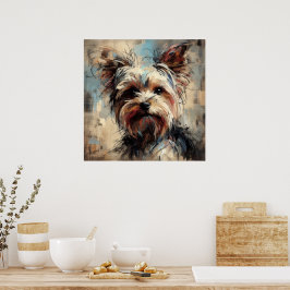 Yorkshire Terrier Konstaffisch Poster