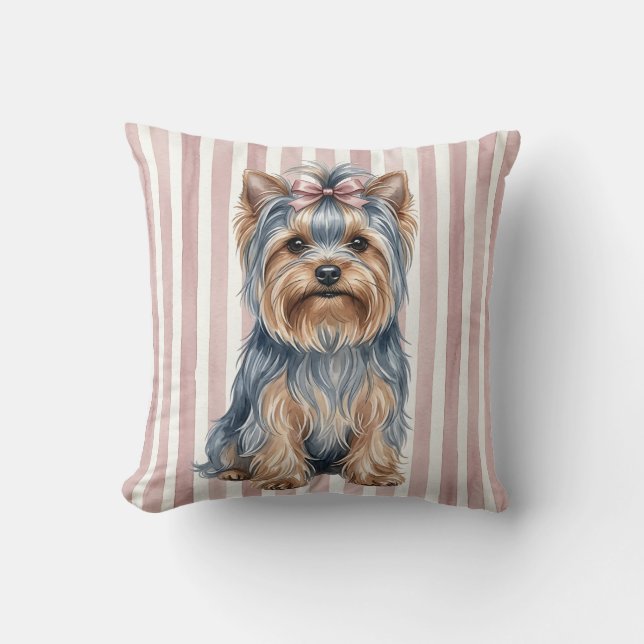 Yorkshire Terrier Kuddyna Design Kudde (Framsida)