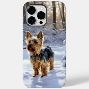 Yorkshire Terrier Låt det snöa jul
