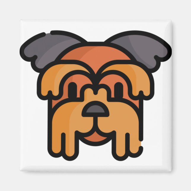 Yorkshire Terrier Magnet (Framsidan)