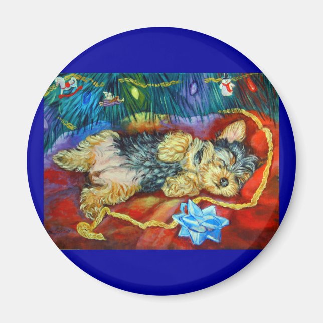 Yorkshire Terrier Magnet (Framsidan)
