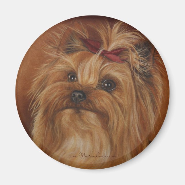 Yorkshire Terrier Magnet (Framsidan)