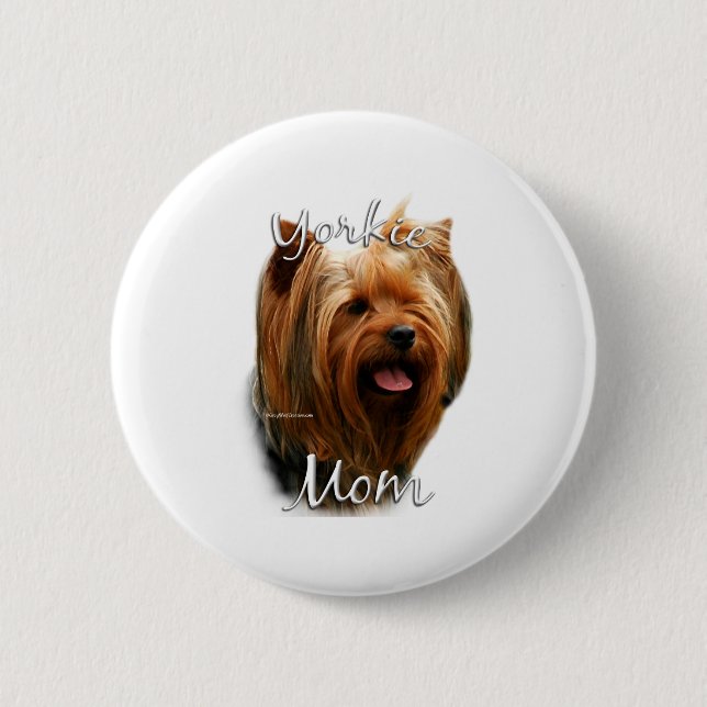 Yorkshire Terrier Mamma 2 Knapp (Framsida)
