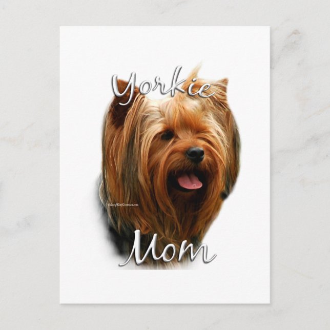 Yorkshire Terrier Mamma 2 Vykort (Framsida)