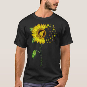 Yorkshire Terrier Mamma Solrosgåvor Hund Mamma Mam T Shirt