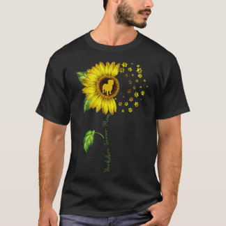 Yorkshire Terrier Mamma Solrosgåvor Hund Mamma Mam T Shirt