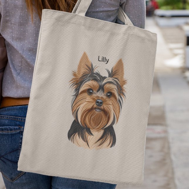Yorkshire Terrier Mamma Yorkie Gift Tygkasse (Skapare uppladdad)