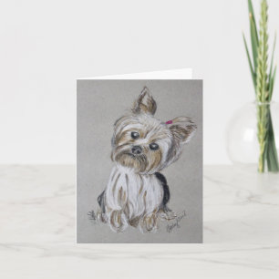 Yorkshire Terrier Note Cards Kort