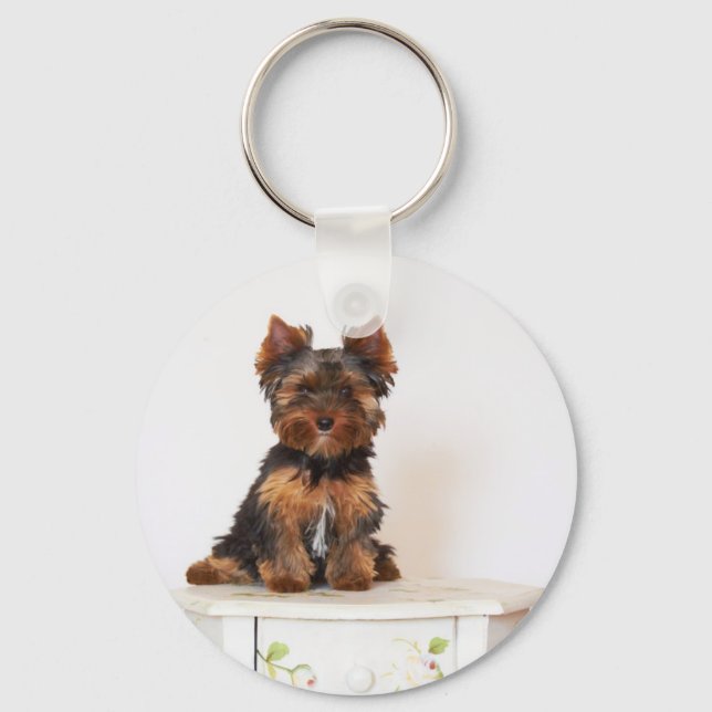 Yorkshire Terrier Nyckelring (Framsida)