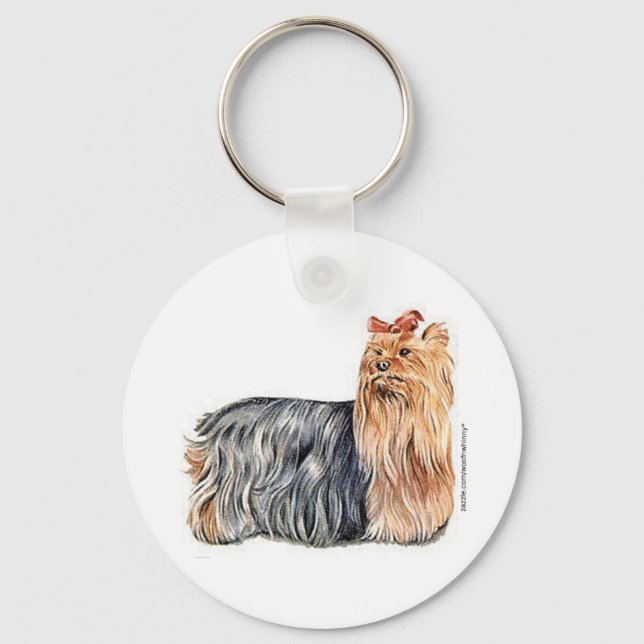 Yorkshire Terrier Nyckelring (Framsida)