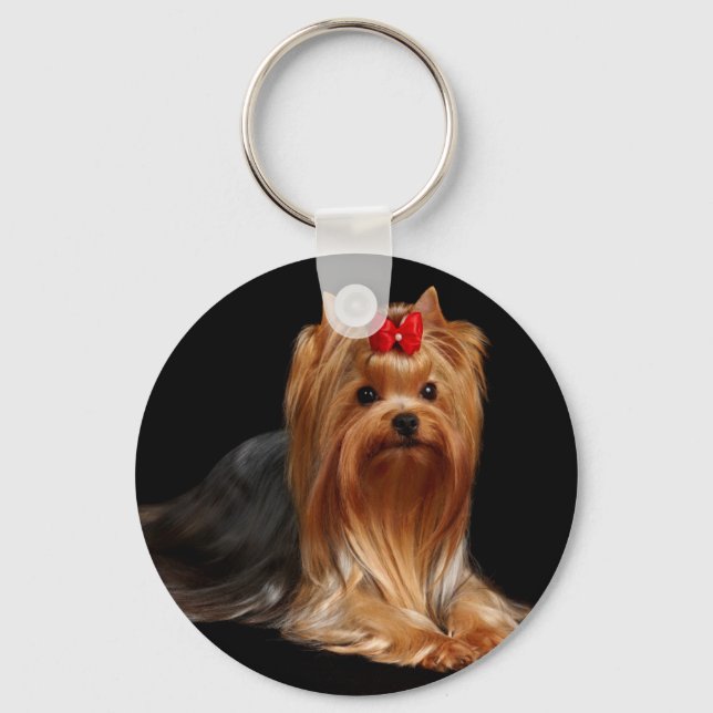 Yorkshire Terrier Nyckelring (Framsida)
