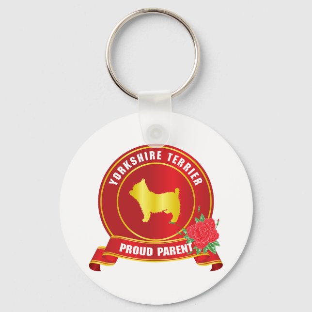 Yorkshire Terrier Nyckelring (Framsida)