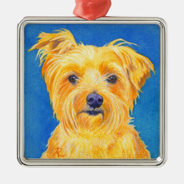 Yorkshire Terrier Ornament - "Sammy" (Framsidan)