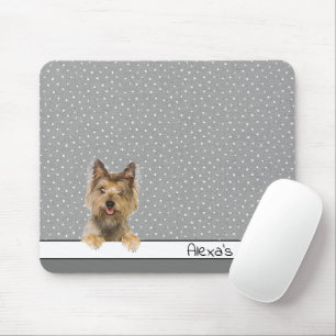 Yorkshire Terrier på Polka dots Musmatta
