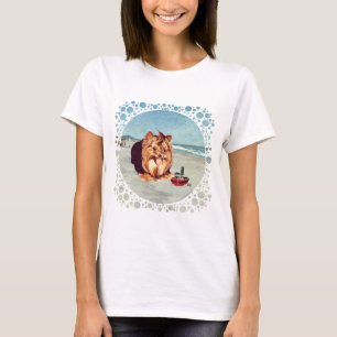 Yorkshire Terrier på stranden T Shirt