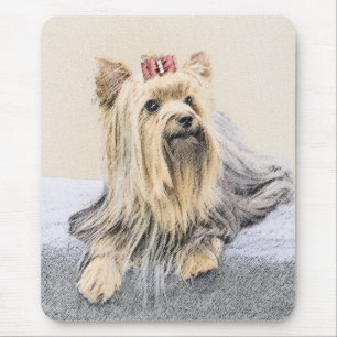 Yorkshire Terrier Painting - Cute Original Hund Ar Musmatta