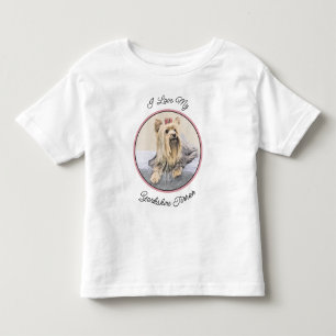 Yorkshire Terrier Painting - Cute Original Hund Ar T Shirt