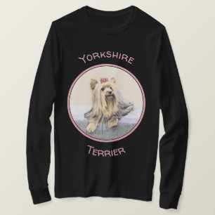 Yorkshire Terrier Painting - Cute Original Hund Ar T Shirt
