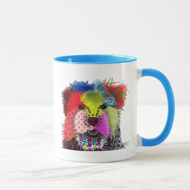 Yorkshire Terrier - Patchwork Mugg (Höger)