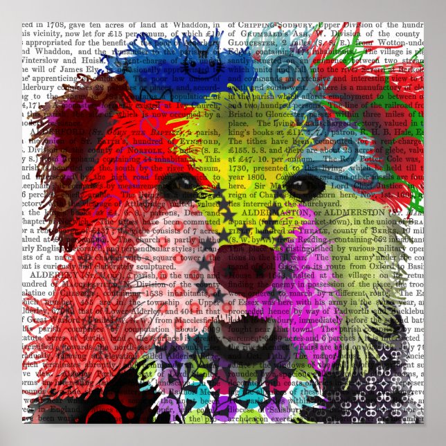 Yorkshire Terrier - Patchwork Poster (Framsidan)