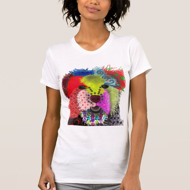 Yorkshire Terrier - Patchwork Tee (Framsida)