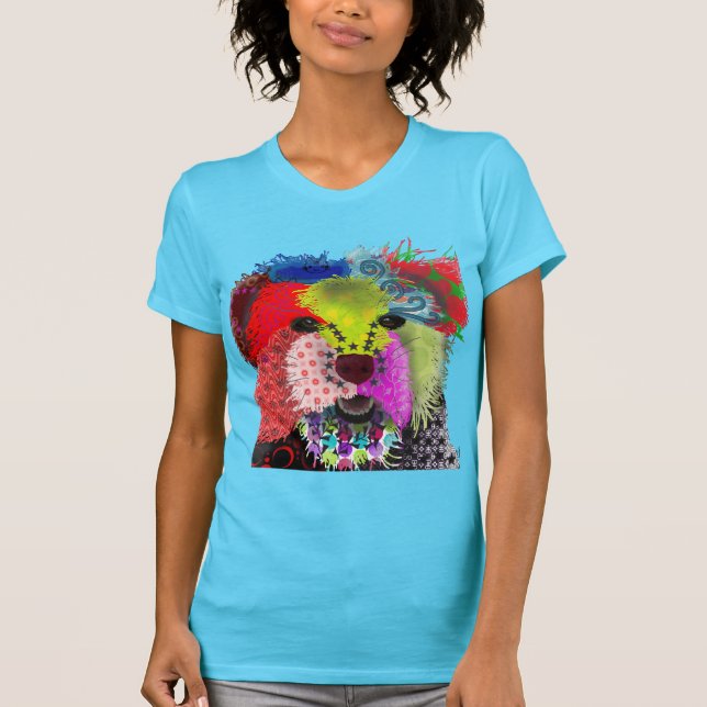 Yorkshire Terrier - Patchwork Tee (Framsida)