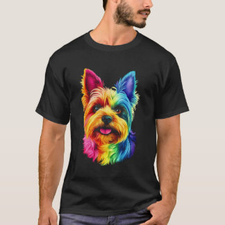 Yorkshire Terrier Popkonst T Shirt