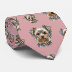 Yorkshire Terrier Porträtt Slips