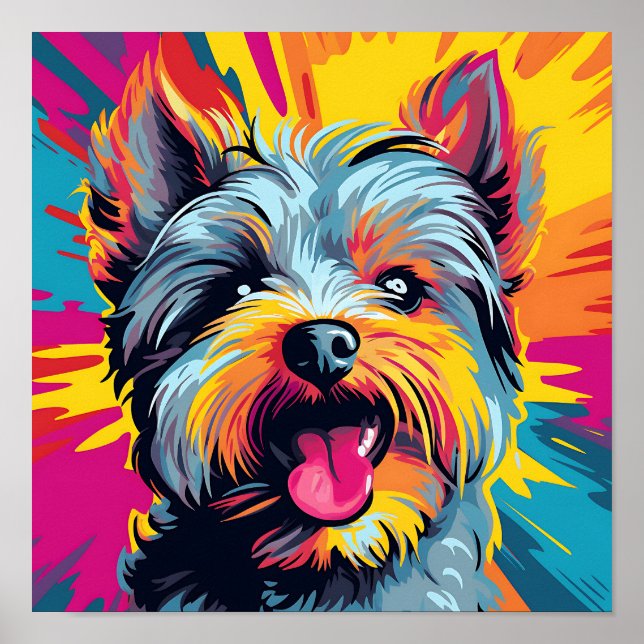 Yorkshire Terrier Poster (Framsidan)