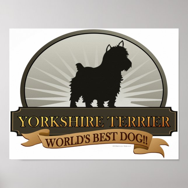 Yorkshire Terrier Poster (Framsidan)
