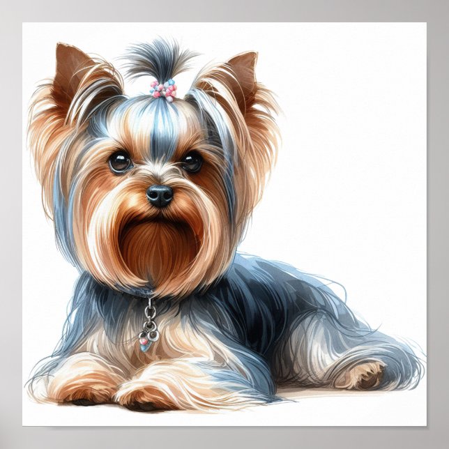 Yorkshire Terrier Poster (Framsidan)