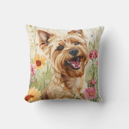 Yorkshire Terrier Poster - Cute Hund Art Print Kudde