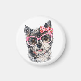 Yorkshire Terrier-present för hundälskare Magnet