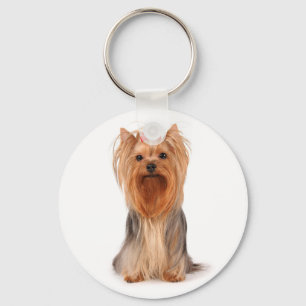 Yorkshire Terrier Puppy Hund Keychain Nyckelring