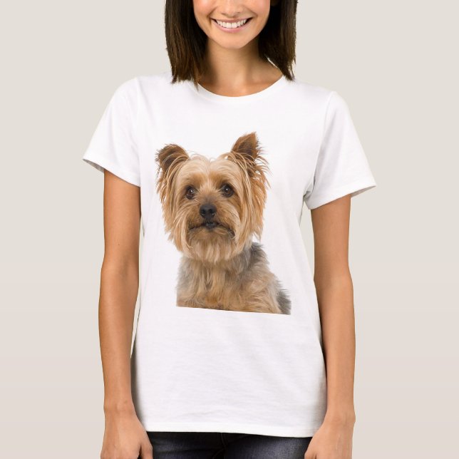 Yorkshire Terrier Puppy Hund Women's Tee Shirt (Framsida)