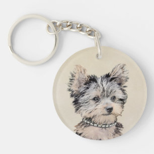 Yorkshire Terrier Puppy Painting Original Hund Art