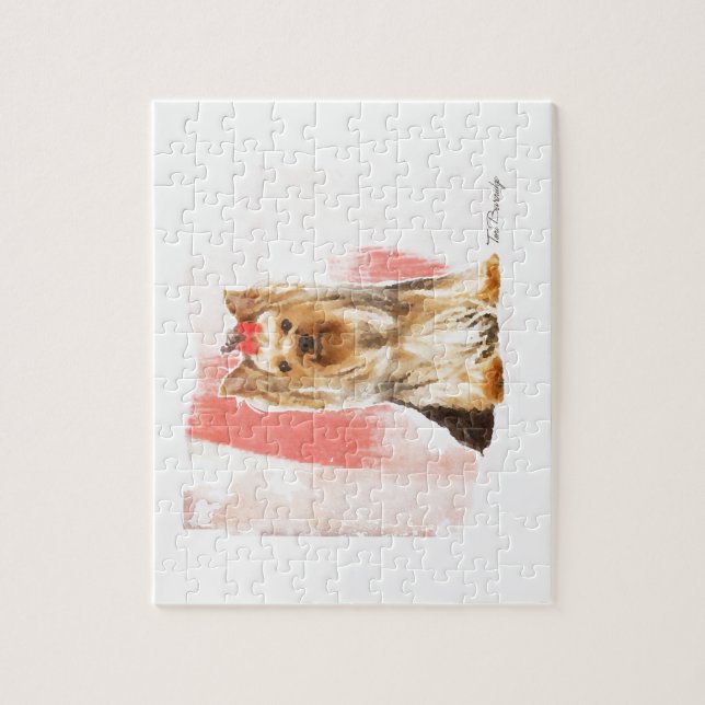 Yorkshire Terrier Pussel (Vertikal)