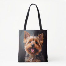 Yorkshire Terrier Realism Art Porträtt