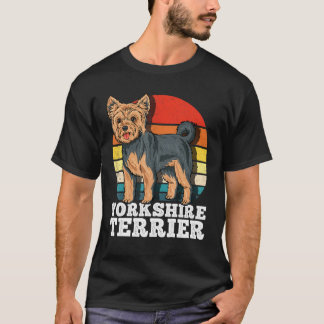 Yorkshire Terrier Retro T Shirt
