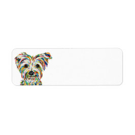 Yorkshire Terrier Returetiketters Returadress Etikett