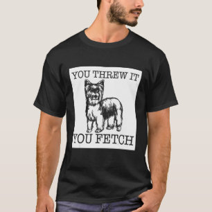 Yorkshire Terrier rolig hund älskare-gåva T Shirt