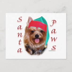Yorkshire Terrier Santa Tassar Helg Vykort
