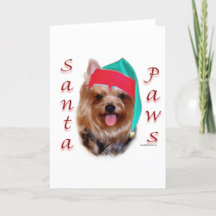 Yorkshire Terrier Santa Tassar Helgkort